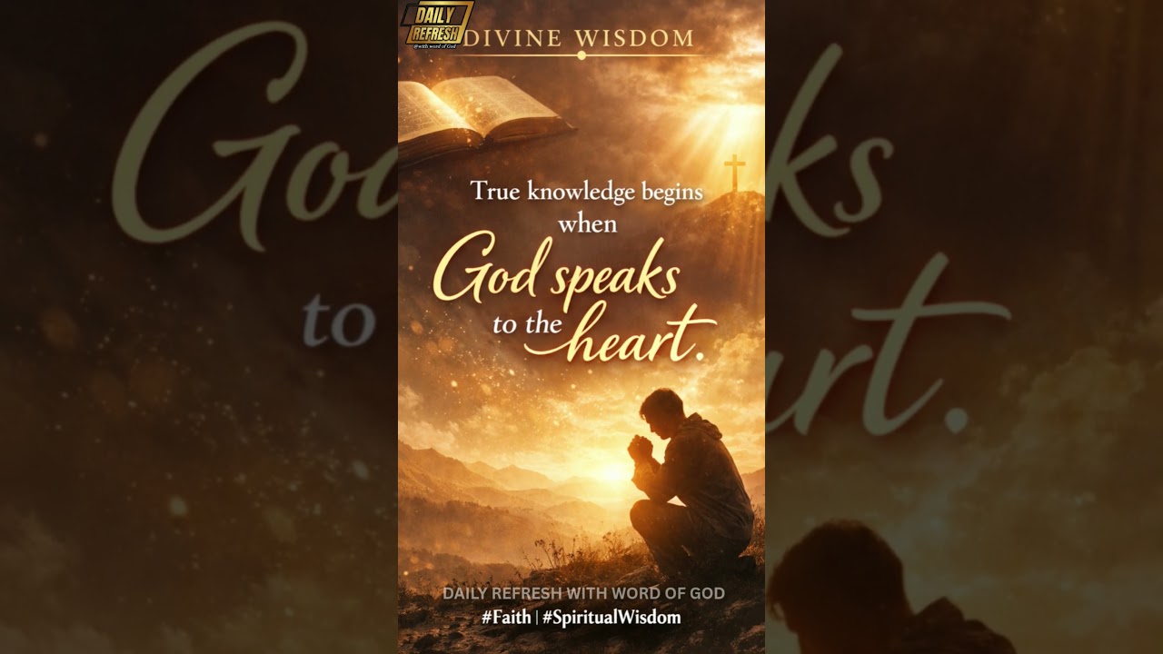 True Knowledge Comes From God 🙏 | Divine Wisdom 