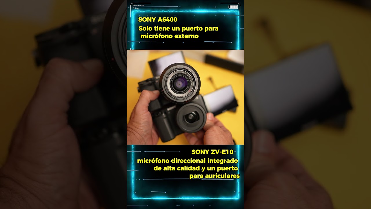Sony a6400 vs Sony ZVE10