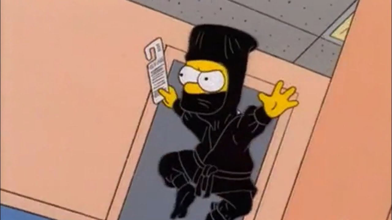 The Simpsons - Bart is a menu boy for You Thai Now