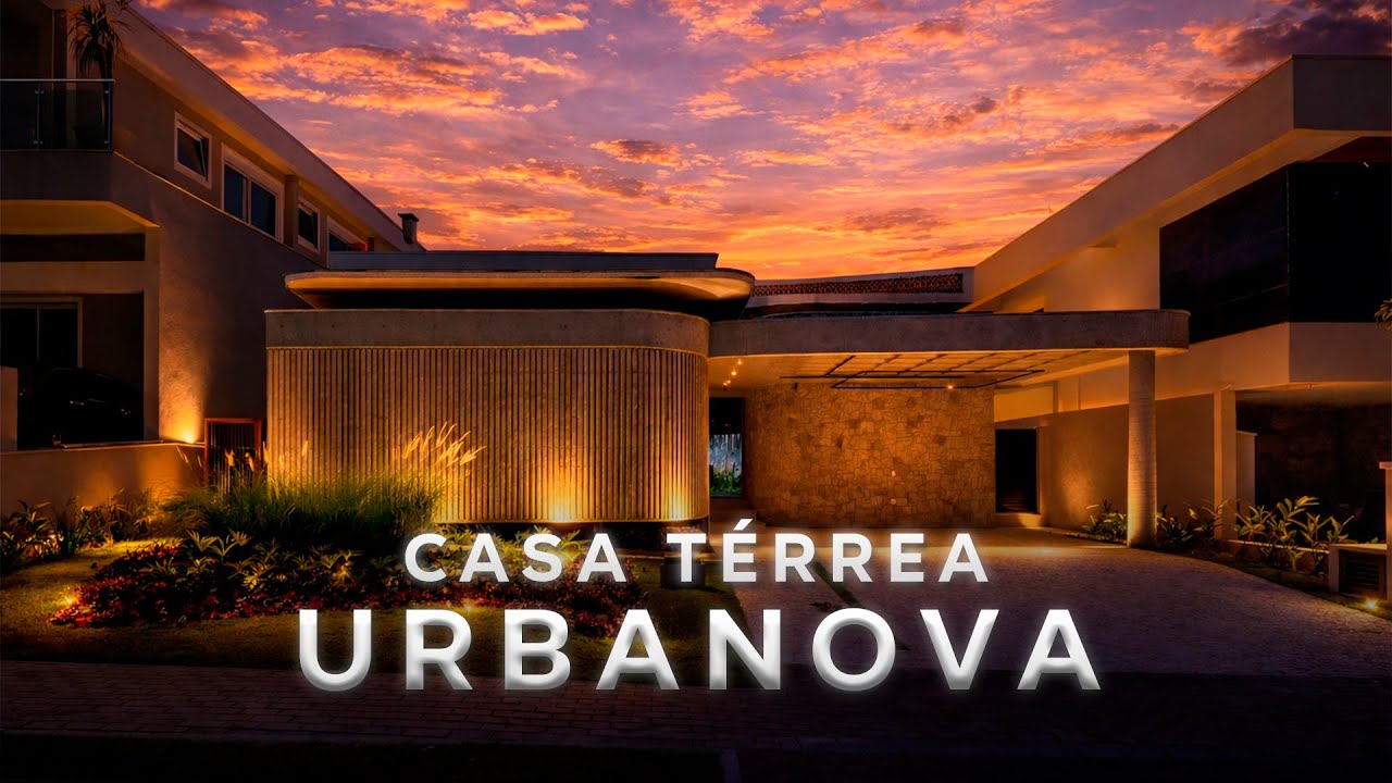 CASA TÉRREA À VENDA COM 4 SUÍTES - PRONTA PARA MORAR EM CONDOMÍNIO FECHADO - URBANOVA - SJCAMPOS-SP