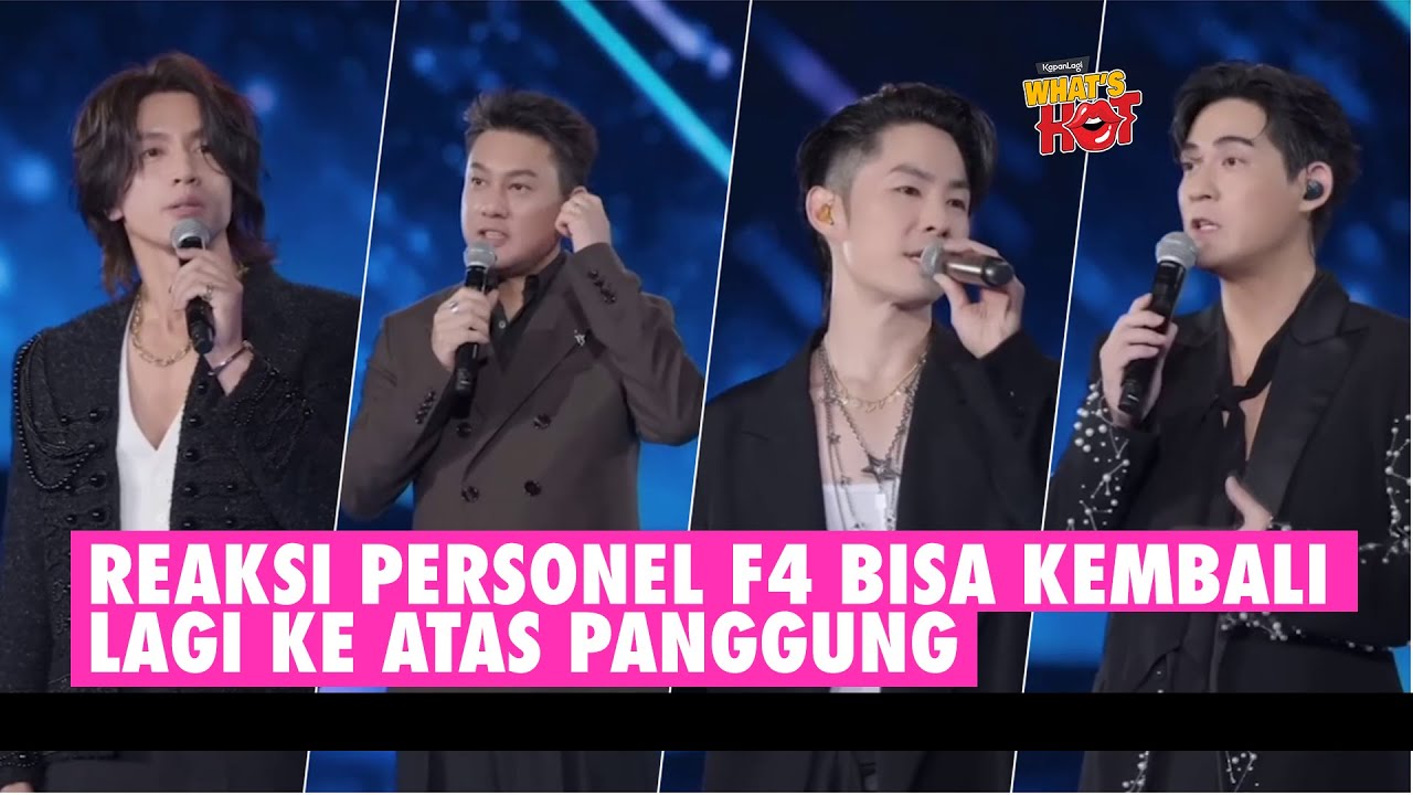 Penampilan Reuni Kejutan F4 Ternyata Dipersiapkan Selama 2 Tahun, Jerry Yan: Ini Seperti Mimpi #f4