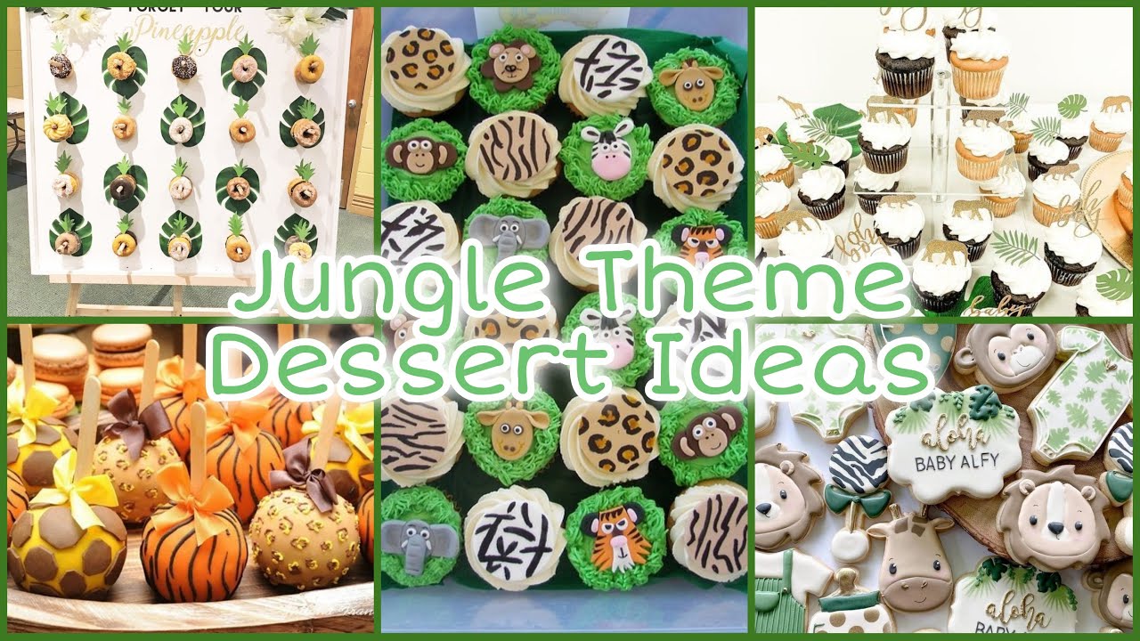 Safari | Jungle Birthday Dessert Ideas