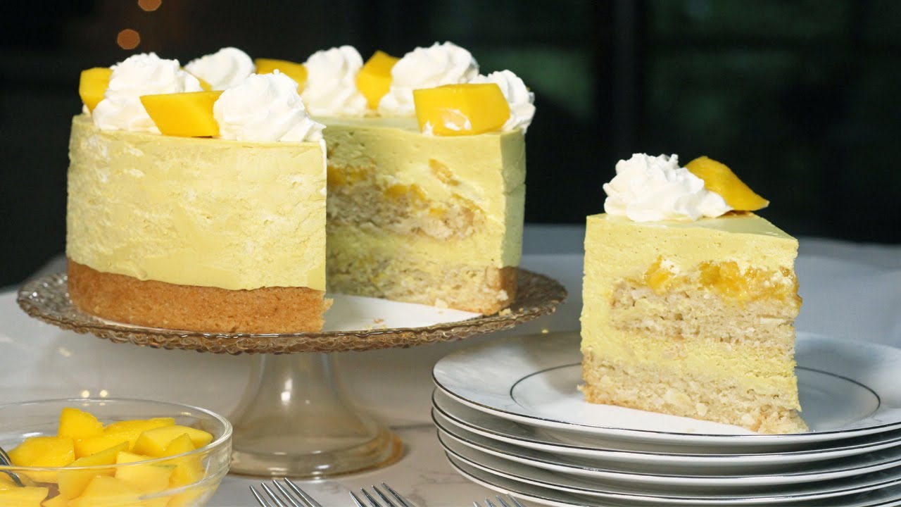 How to Make a Vegan Mango Mousse Cake~ 2 Options!