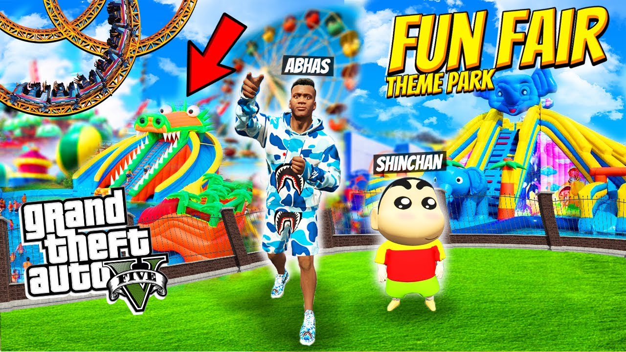 Visiting *AMUSEMENT PARK* In GTA 5!