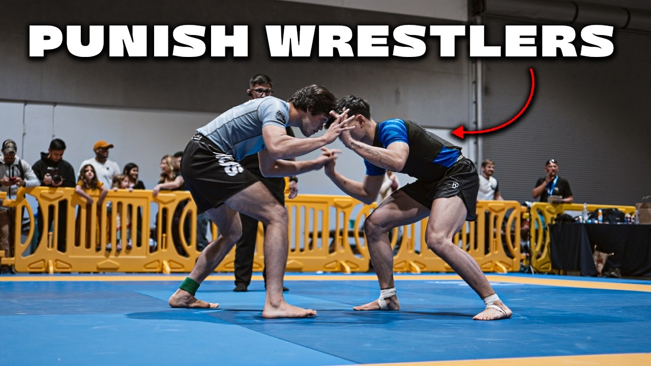 How to Punish Aggressive Wrestlers in a BJJ Competition