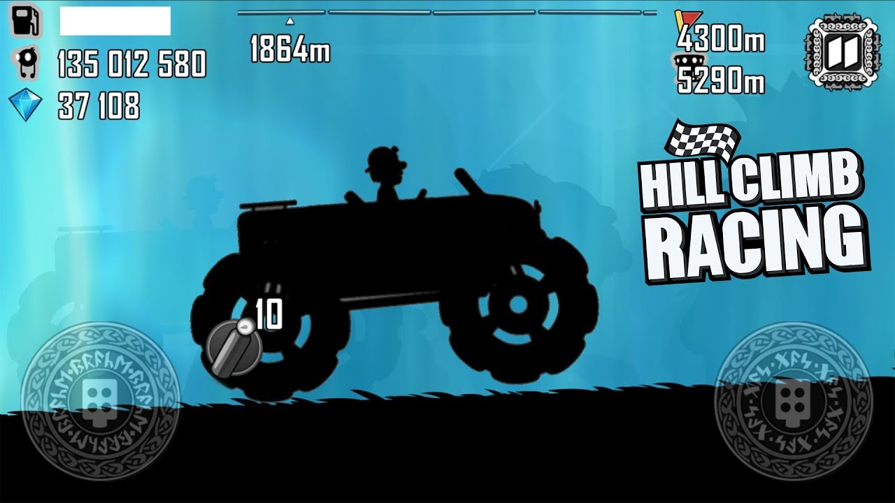 Hill Climb Racing - RAGNAROK Daily Challenges with BIG FINGER