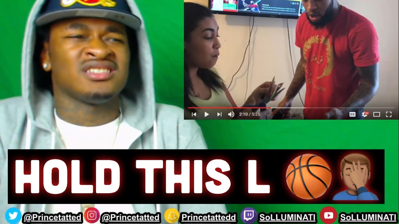 Disrespectful Girl breaks Boyfriend NBA 2K17 😈