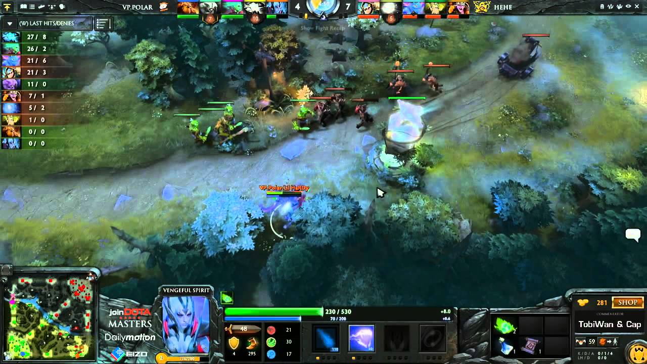 VirtusPro Polar vs HeHe United Game 2   joinDOTA Masters w @TobiWanDOTA @DotaCapitalist