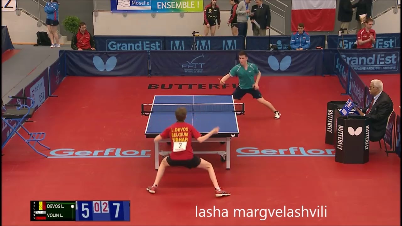 Devos Laurens vs Volin Lev (French Junior & Cadet Open 2018)