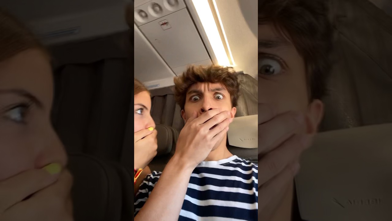 Viajamos en avi&oacute;n y pasa esto 😱💥 | Iker Unzu