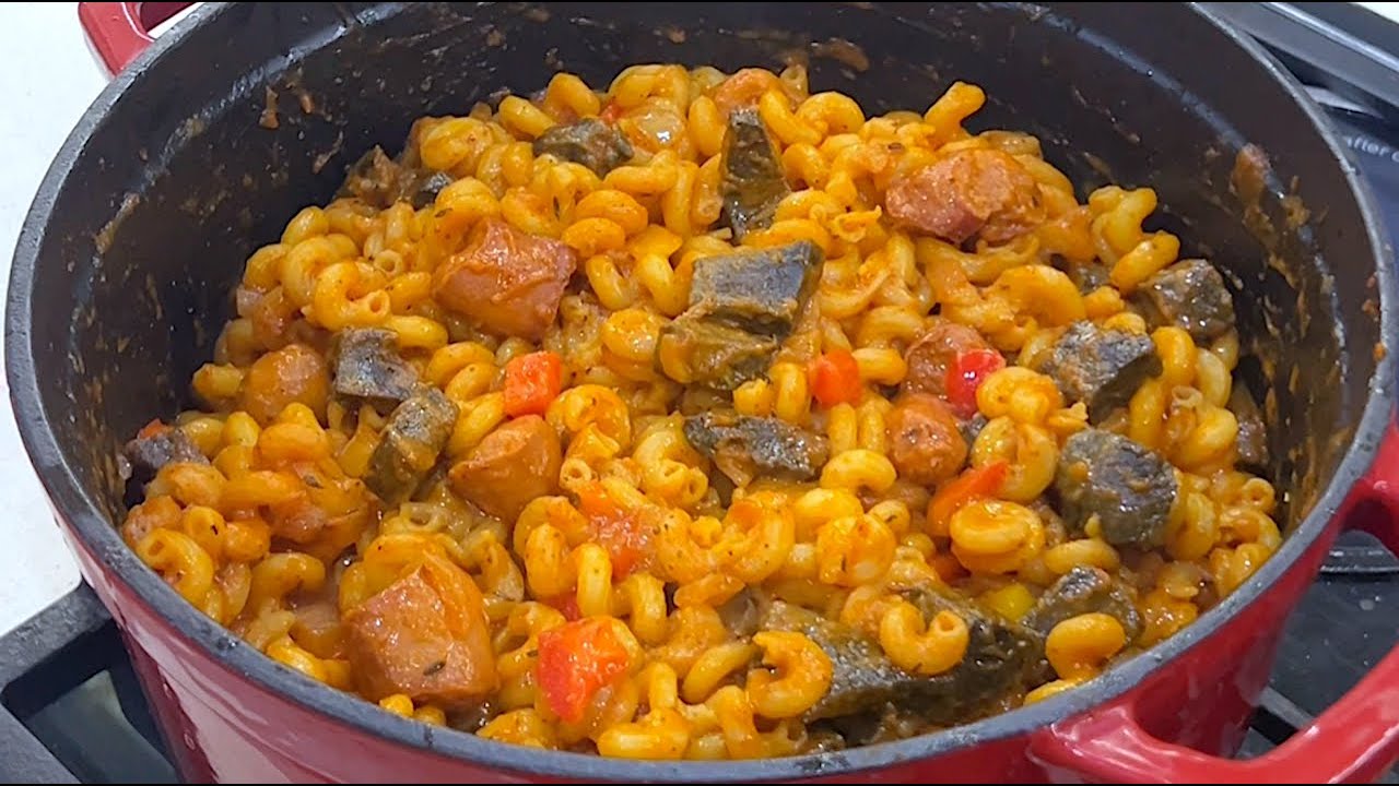 Mouthwatering Jollof Macaroni