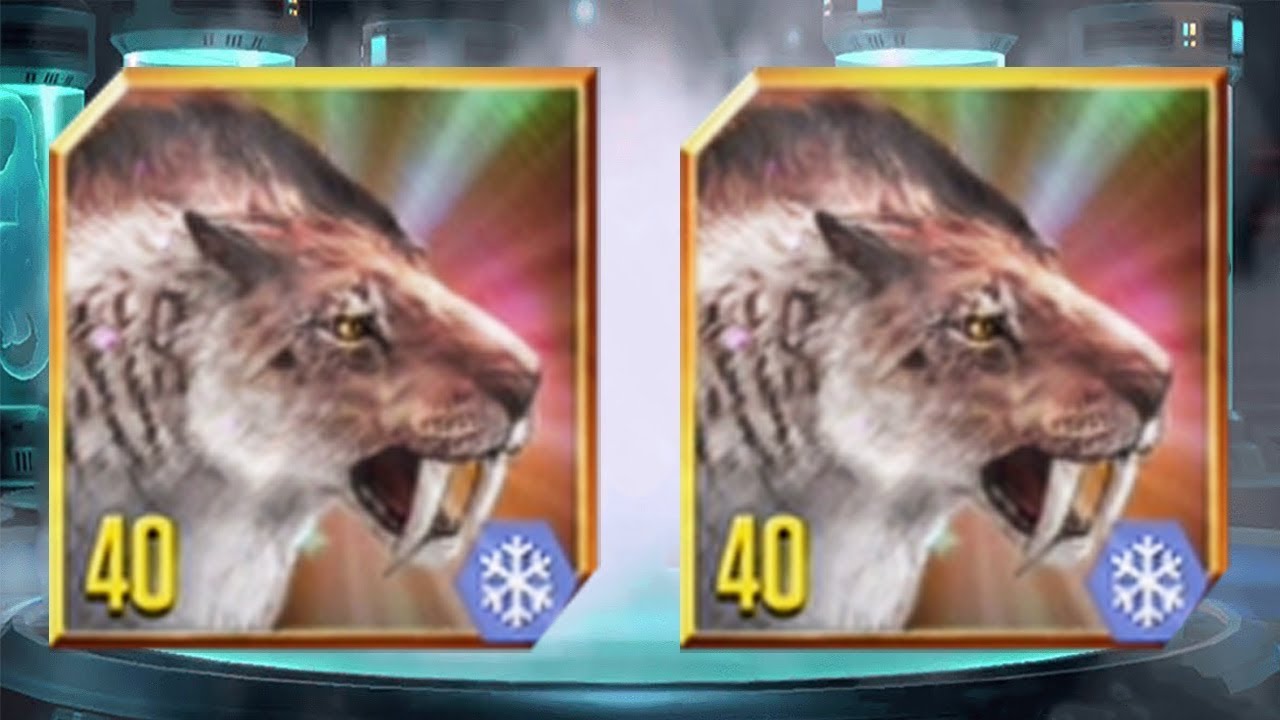 SMILODON MAX LEVEL 40 - Jurassic World The Game
