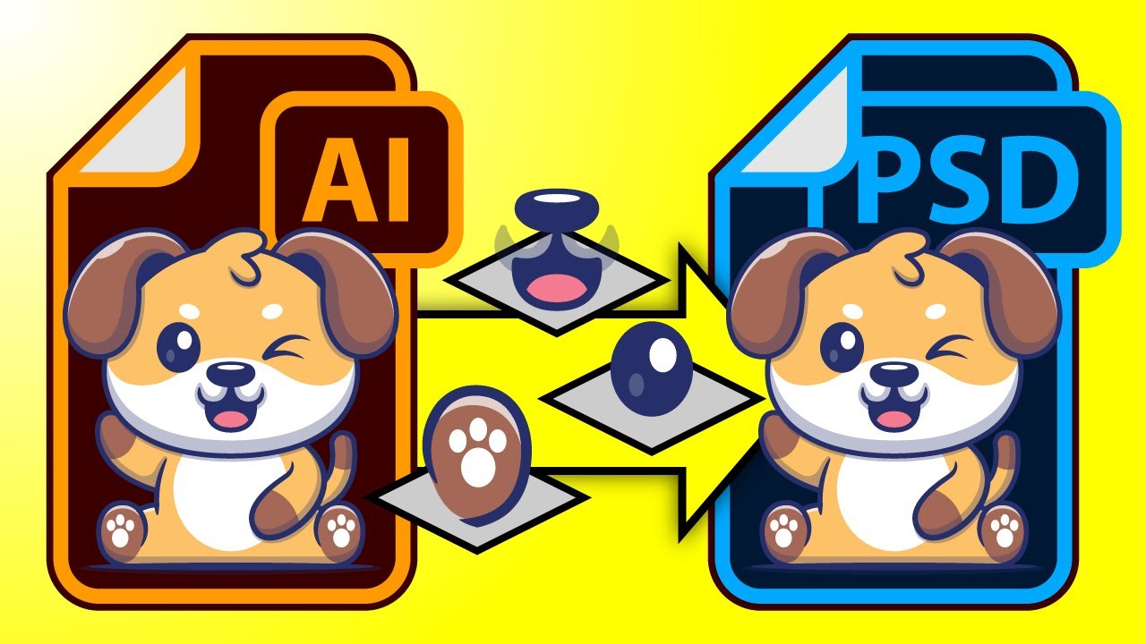 Easily Copy Illustrator Vectors As Layers To Photoshop 2022-2024