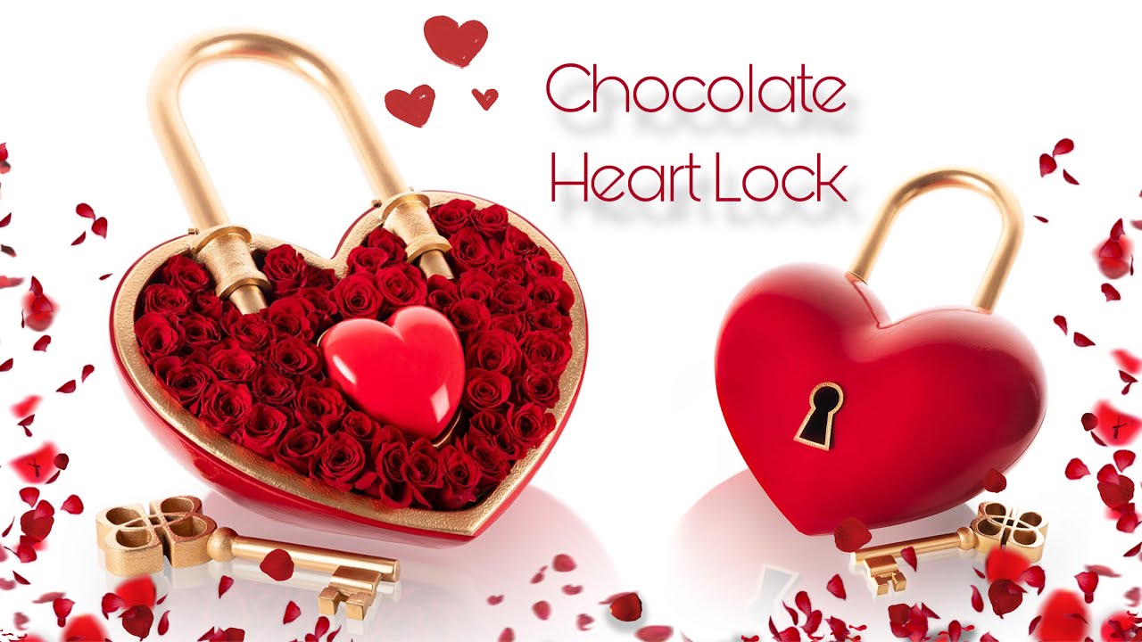 Chocolate Lock Heart!