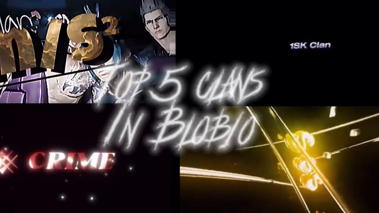 TOP 5 CLANS IN BLOB.IO