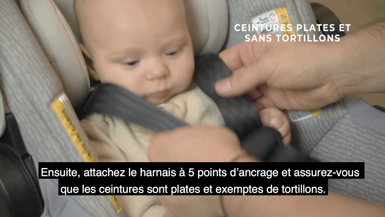 Sécurité des sièges d’auto : Bien attacher votre enfant dans son siège d’auto