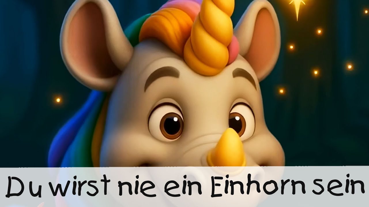 Du wirst nie ein Einhorn sein || KINDERLIEDER 3D
