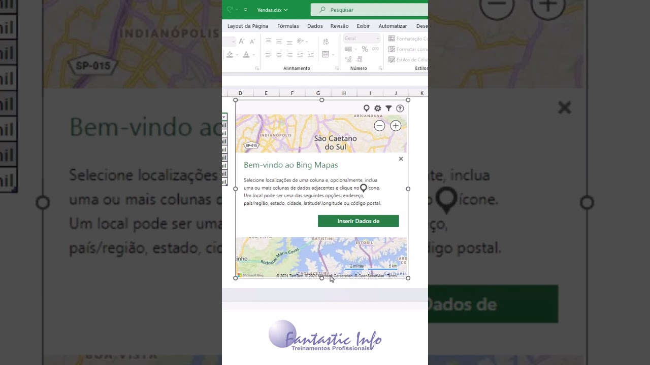 Como Inserir Gr&aacute;fico de Mapa no Excel
