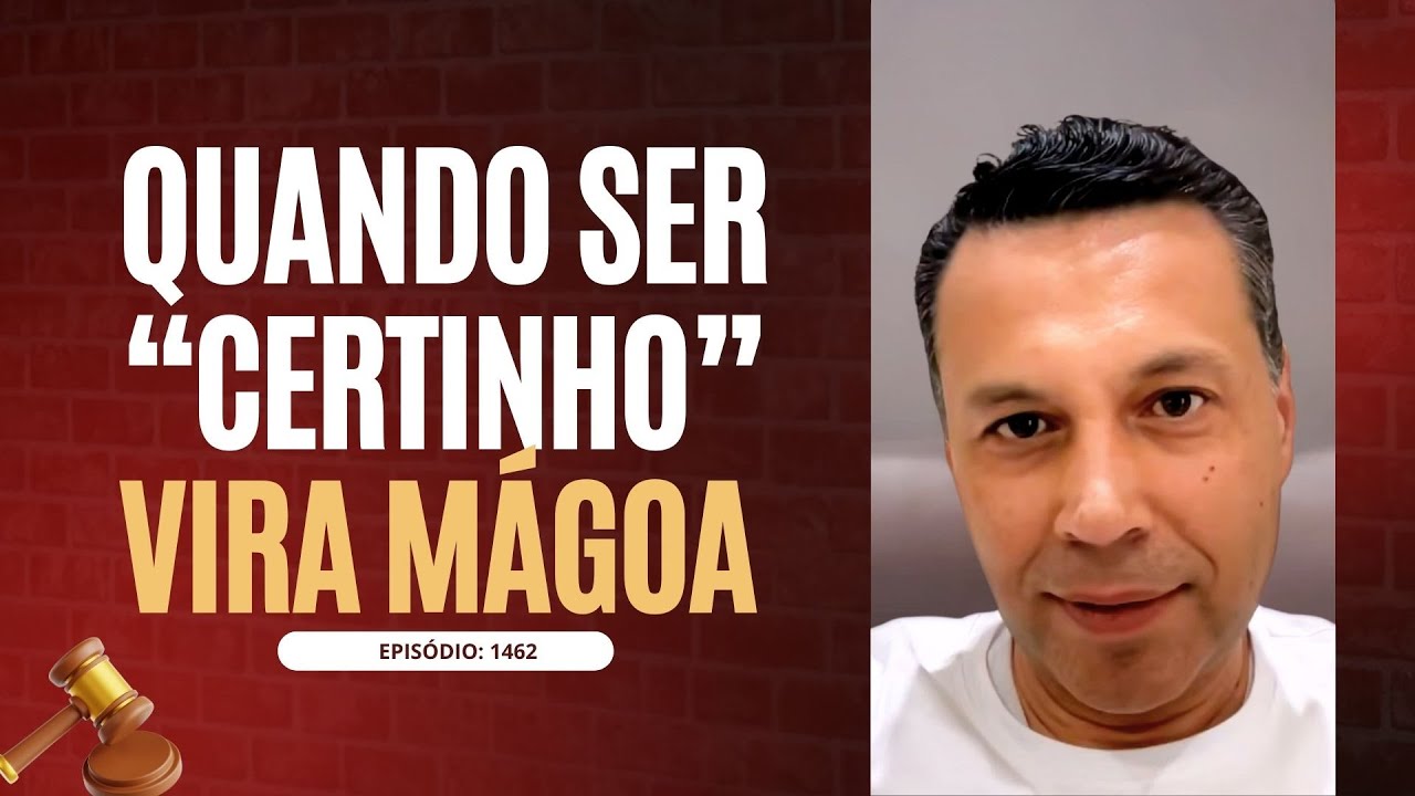 QUANDO SER “CERTINHO” VIRA MÁGOA 👨🏻‍⚖️