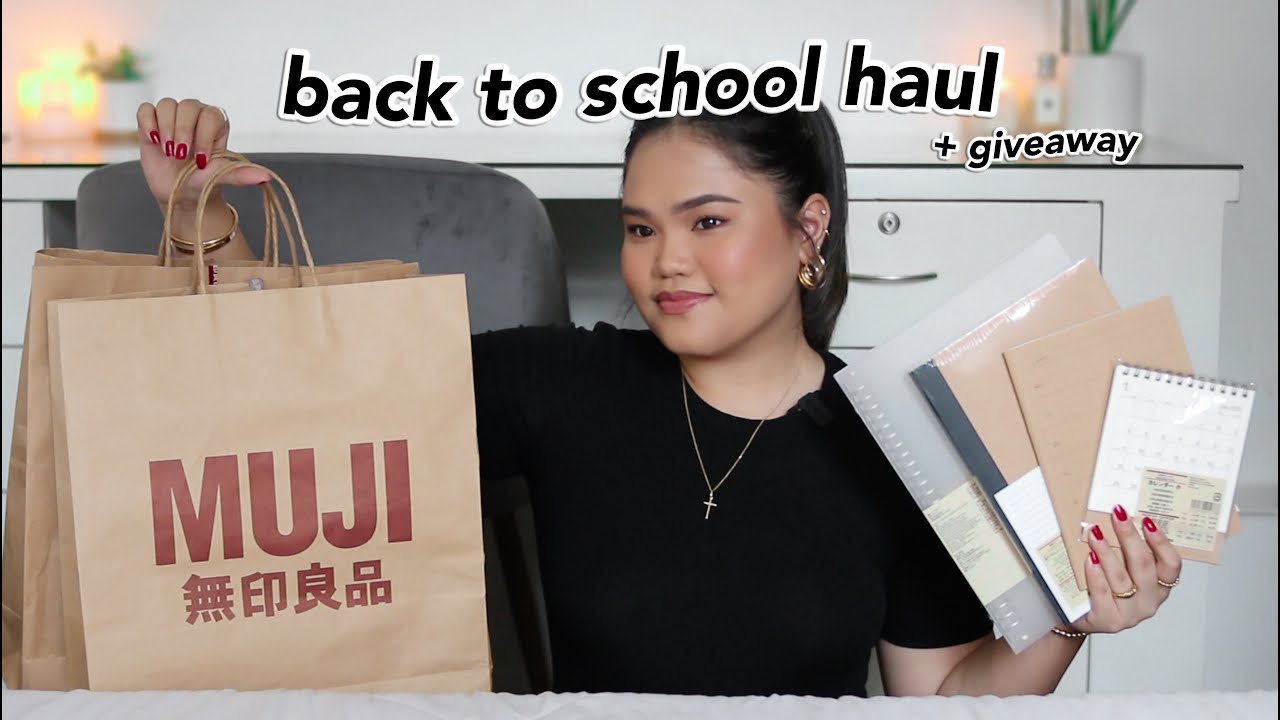 back to school haul 2021 (muji + nbs college supplies)