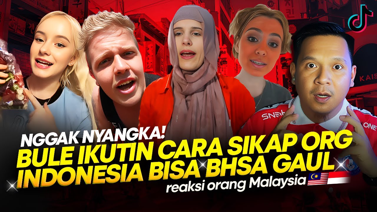 🔴🇮🇩INILAH BULE BULE UDAH FASIH BHASA INDONESIA GAUL BERADAPTASI DAN TOTAL BERBAUR SAMA ORG INDONESIA
