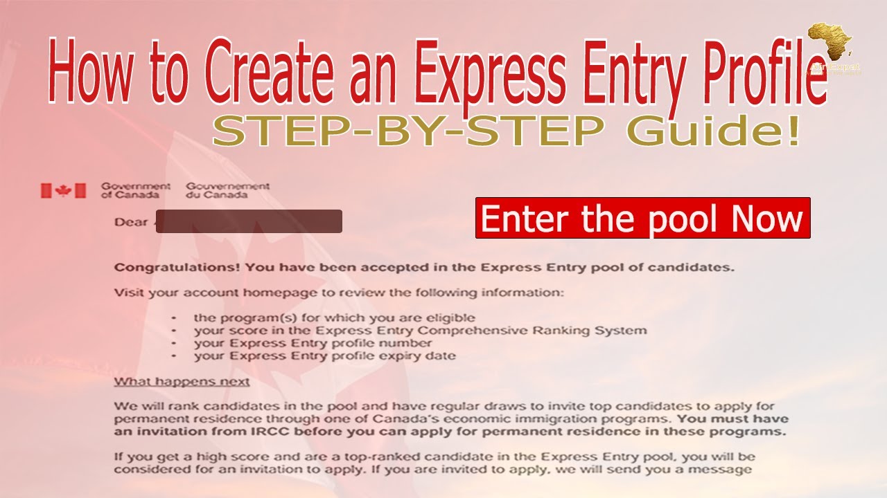 How to Create Your Express Entry Profile for Canada in 2025 Guide | Enter Express Entry Pool Canada!