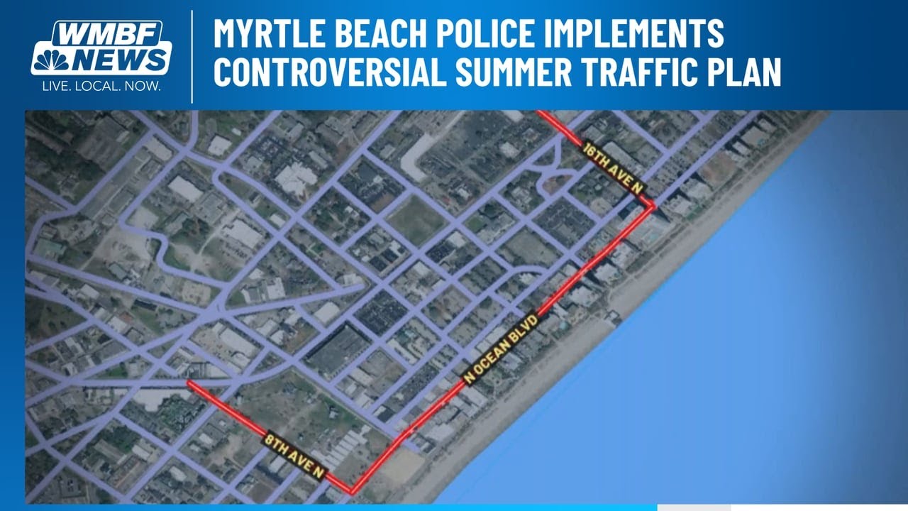 Myrtle Beach police implements controversial summer traffic plan