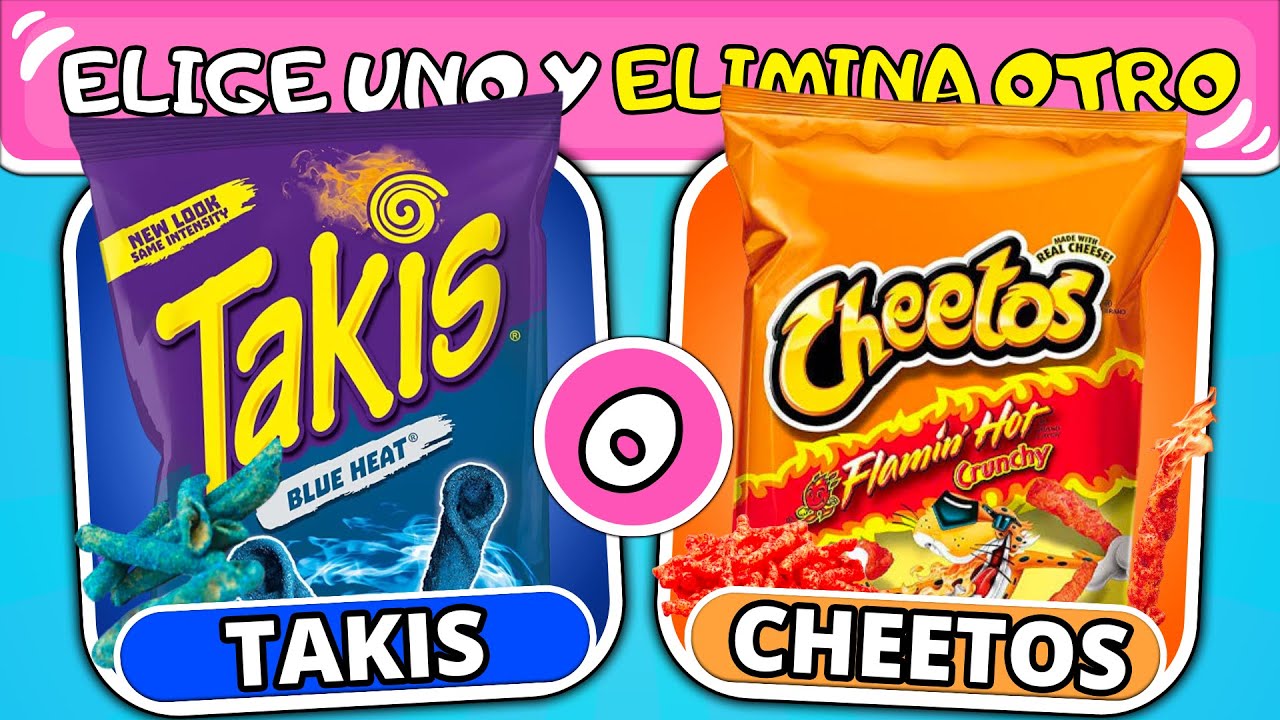 Elige Uno, Patea Uno... Comida Azul o Naranja? 💙🧡