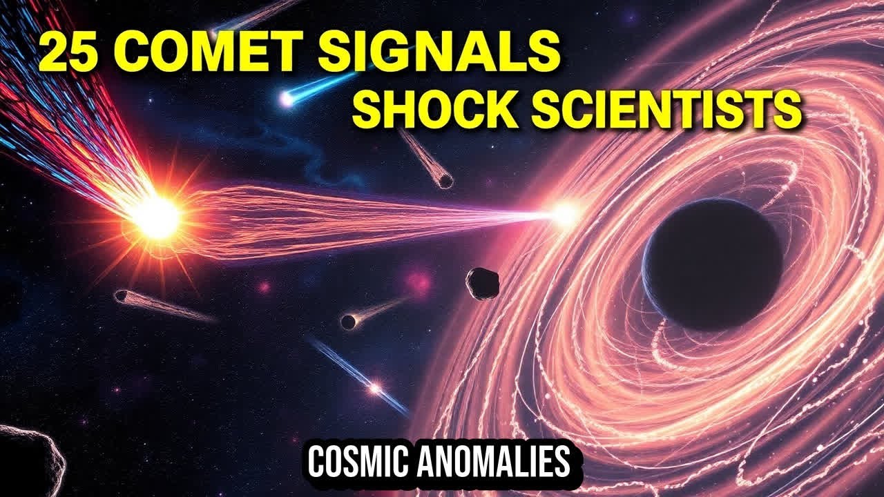 25 Unexplained Signals from Interstellar Comets: What the DATA Really Shows | Space Mystery