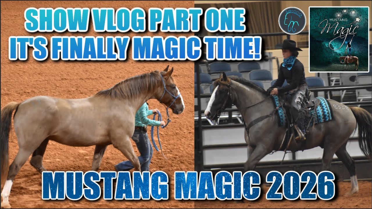 MUSTANG MAGIC 2026 PART ONE - CHECK IN AND DAY ONE! | SHOW VLOG