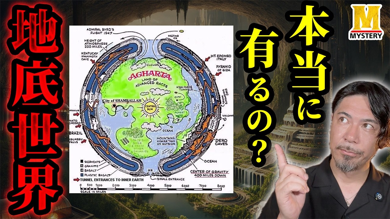 地底世界の秘密！『アガルタ』の歴史をお話しします。