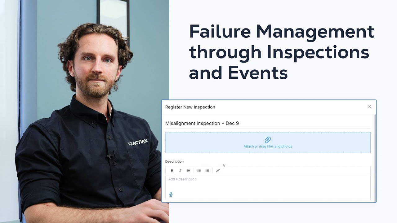 Failure Management through Inspections and Events
