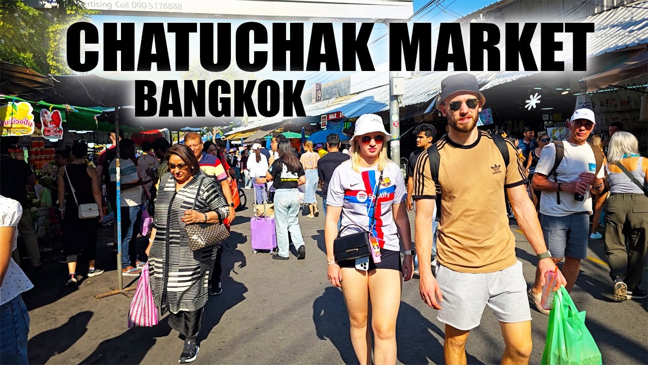 [4k 🇹🇭] Chatuchak Market Bangkok | The World’s Largest Weekend Market | Street Food & Shopping Tour