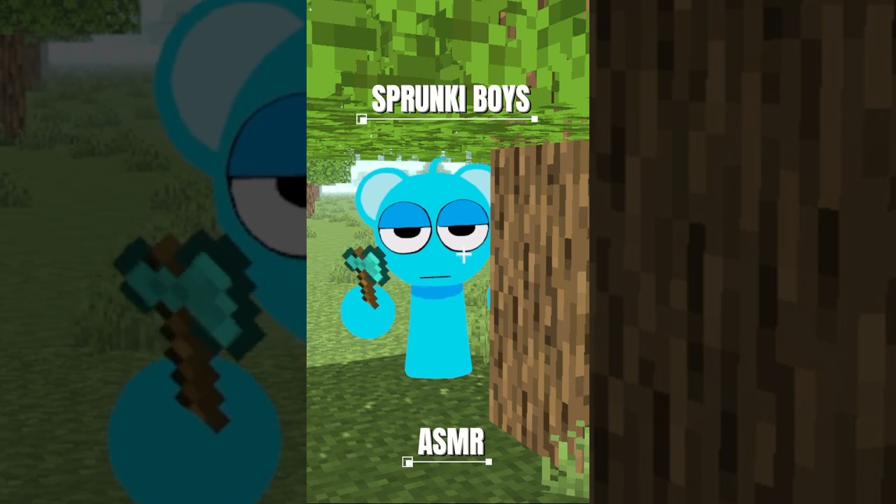 SPRUNKI BOYS ASMR #minecraft  #sprunkis #asmr #incredibox
