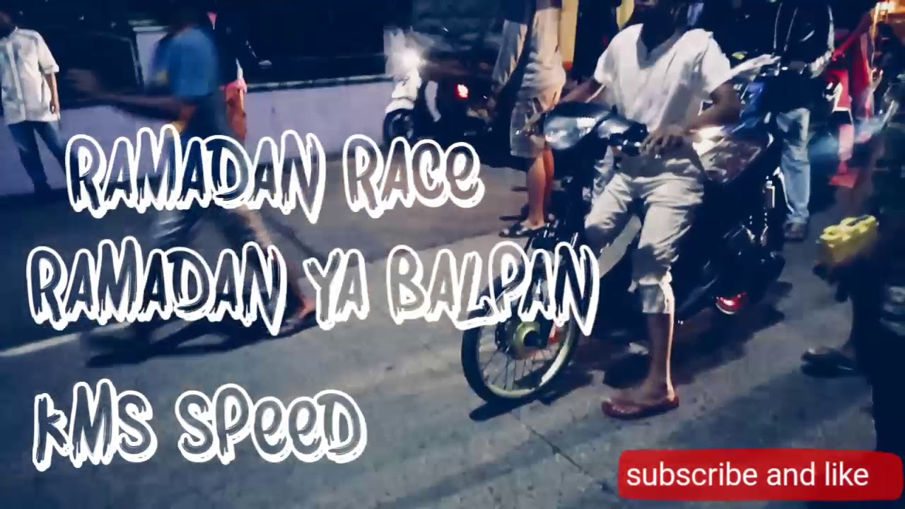 Kompilasi balap liar.  Ramadan race