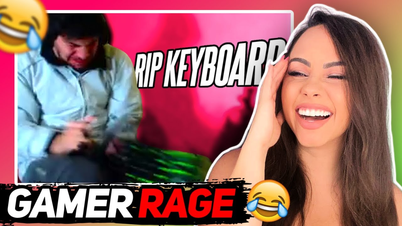 Bunnymon REACTS to 8 MINUTES OF GAMER RAGE !!! (PART 25)