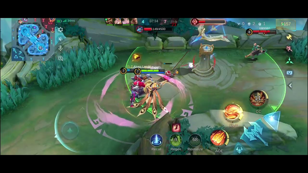 Moba legends 5 VS 5 🫠🫠#mistgirl #game 