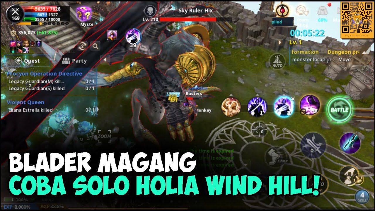 BL MAGANG TEST HOLIA WINDHILL SOLO CABAL INFINITE COMBO SEA