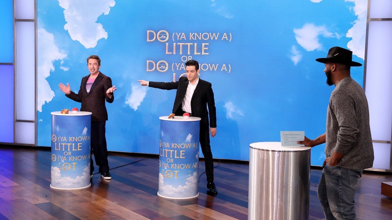 Rami Malek and Robert Downey Jr. Play &lsquo;Do (Ya Know a) Little or Do (Ya Know a) Lot&rsquo;