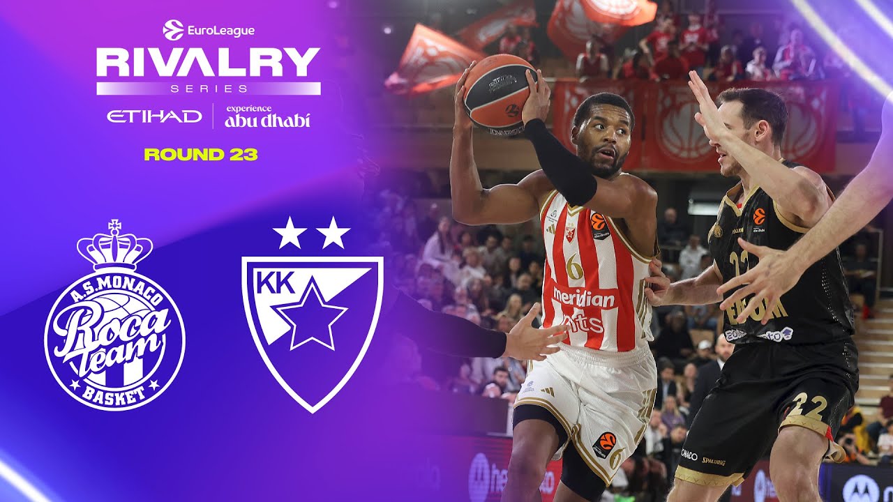Ebuka IZUNDU Double-Double HERO | Monaco - Crvena Zvezda | R23 BASKETBALL HIGHLIGHTS 2025-26