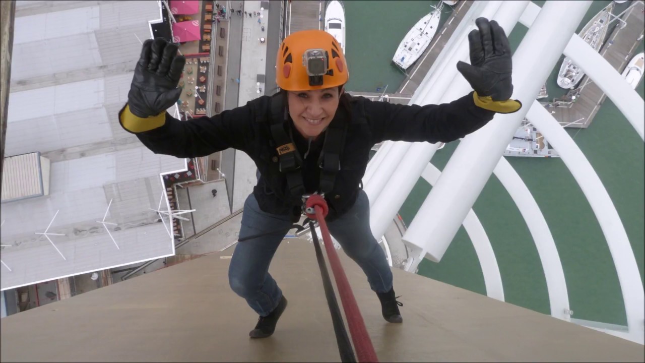My (Very Windy) Spinnaker Tower Abseil