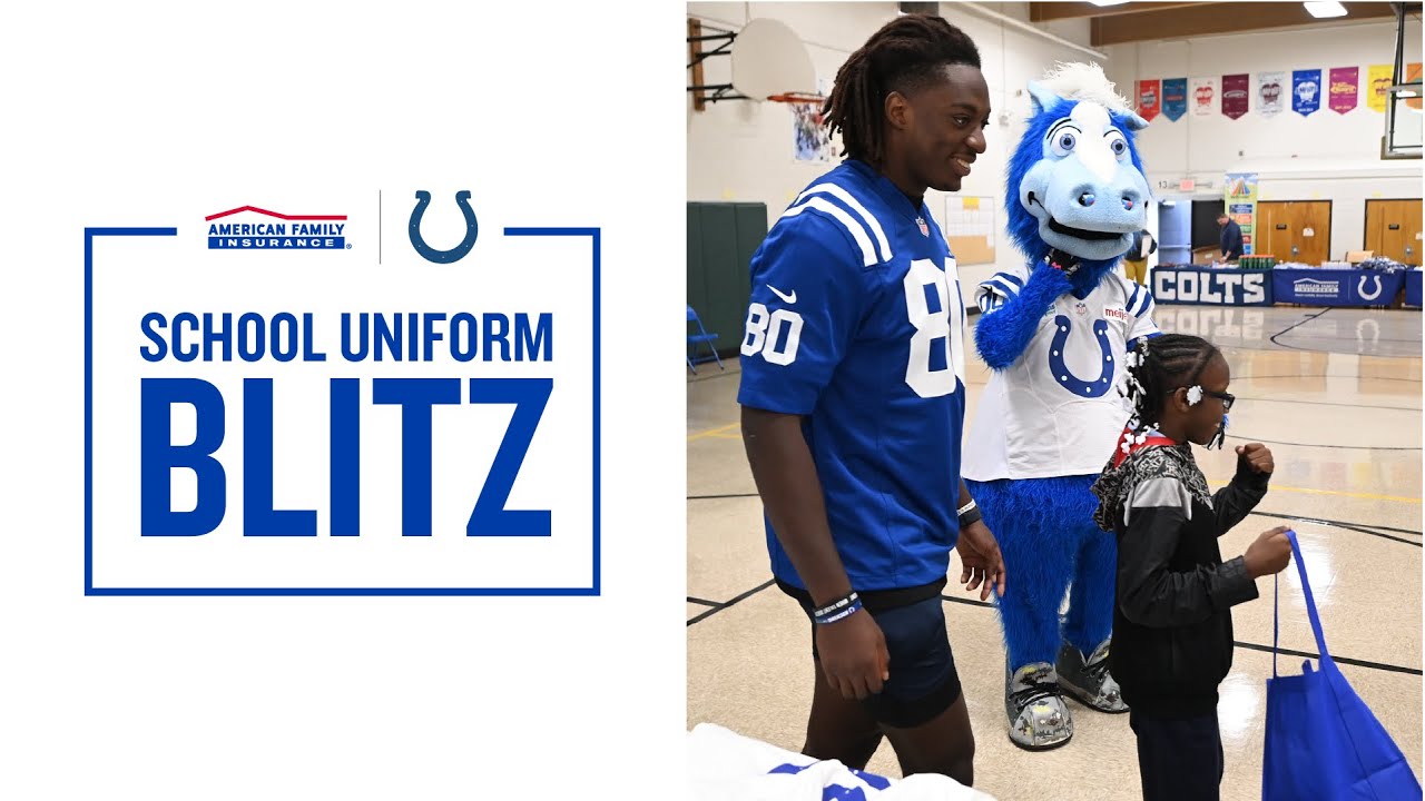 Indianapolis Colts School Uniform Blitz 2022 | American Family Insurance