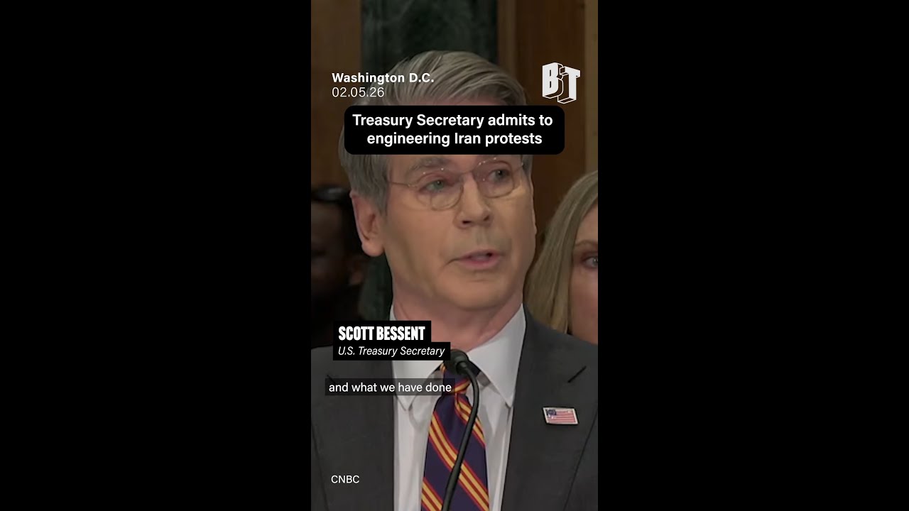 US Treasury Sec. admits to engineering Iran protests
