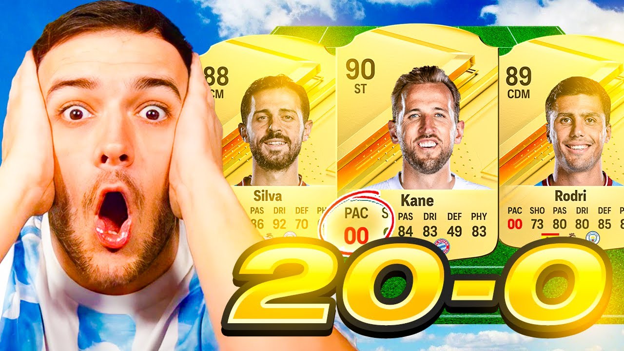 I got 20-0 using a SLOW TEAM on FUT CHAMPS!!