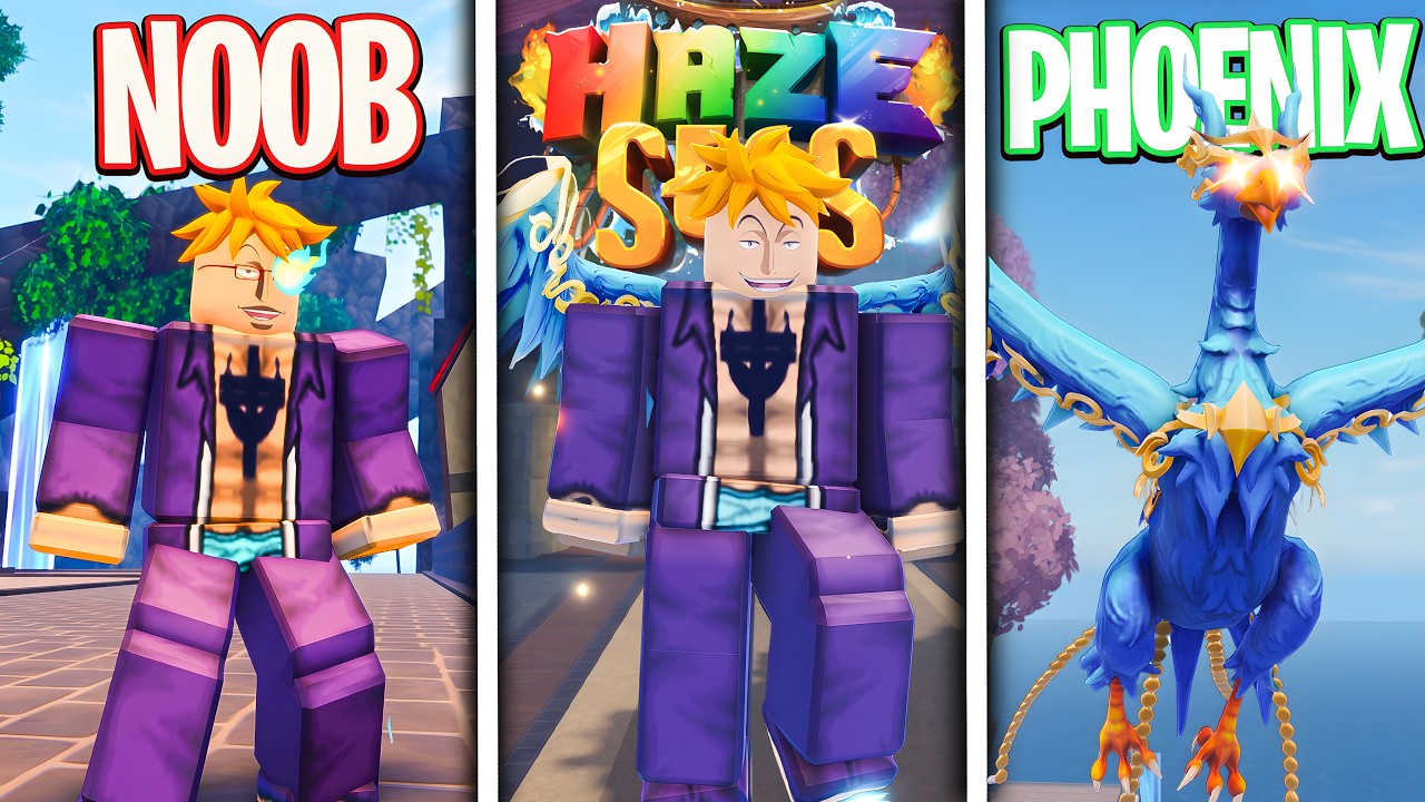 Путь от НУБА до МАРКО ФЕНИКСА (Фрукт Феникс) в Roblox Haze Seas