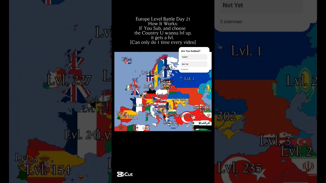 Europe Level Battle Day 21 #subscribe #makemefamous #meme #funny #trending #blowup #fyp #europe