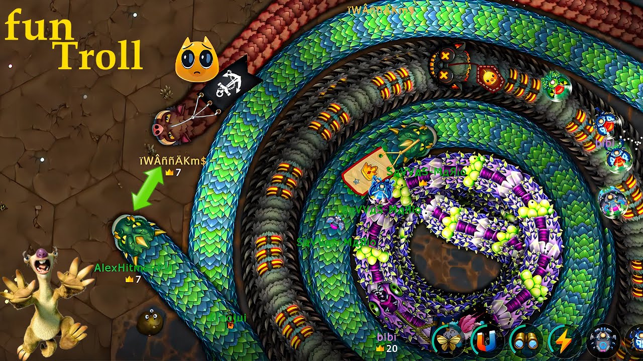 🙀OMG🫣the best troll game in the world/Epic Rebel kills LİTTLE BİG SNAKE.İO