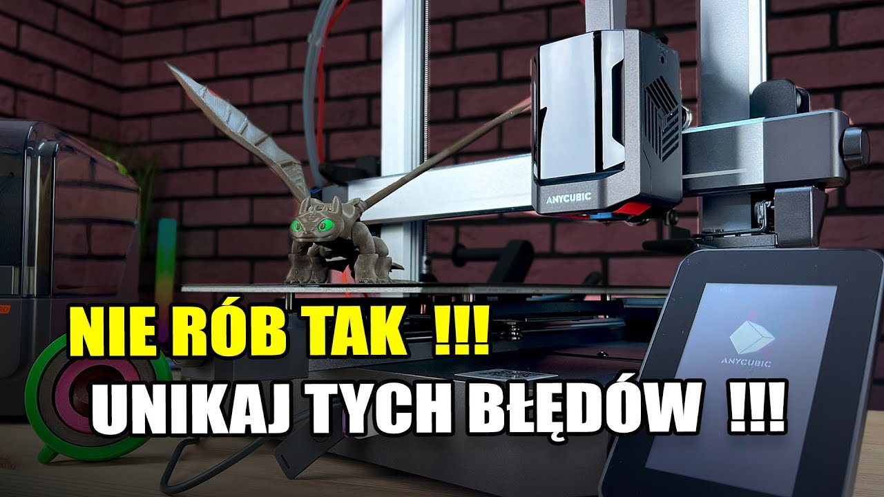 Anycubic Kobra 3 &ndash; NIE POPEŁNIAJ TYCH BŁĘD&Oacute;W !!