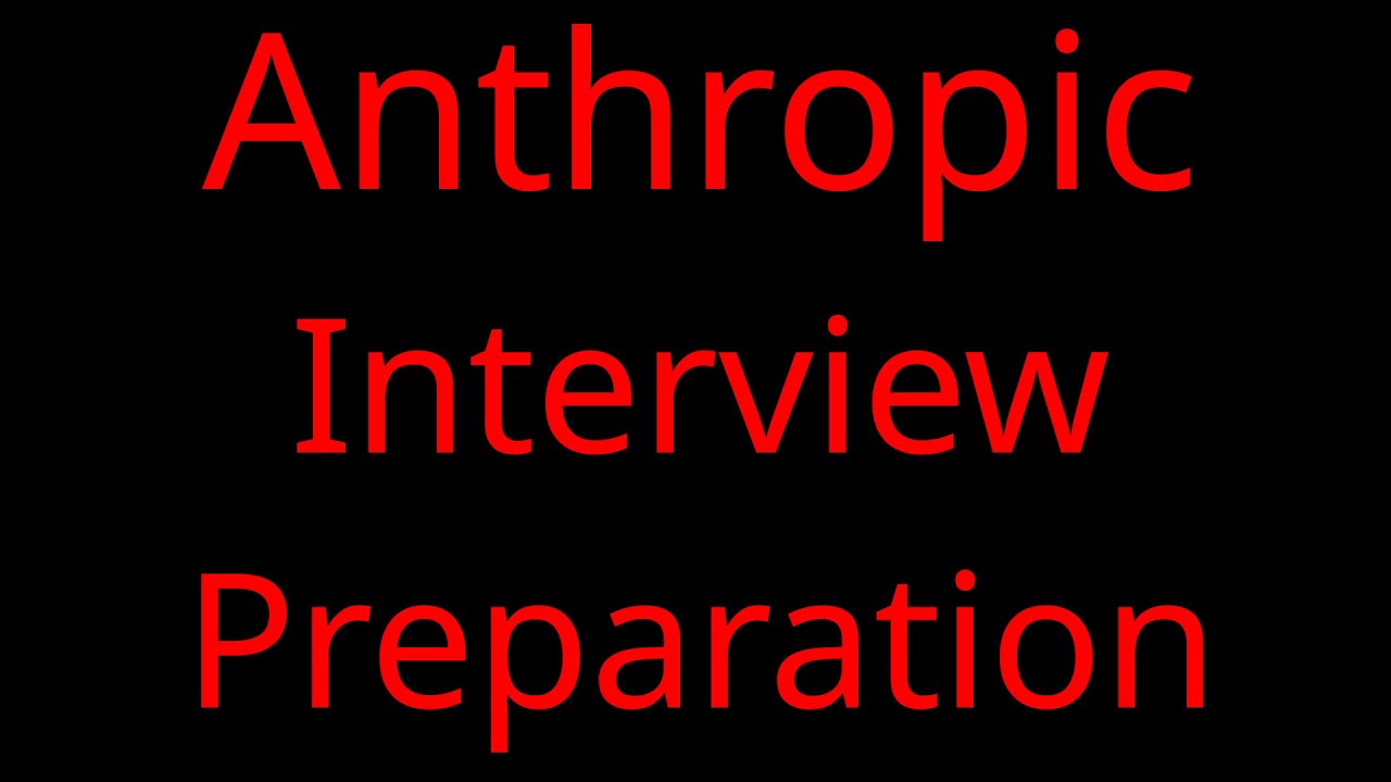 Anthropic Interview Practice With Claude Code - Part 1