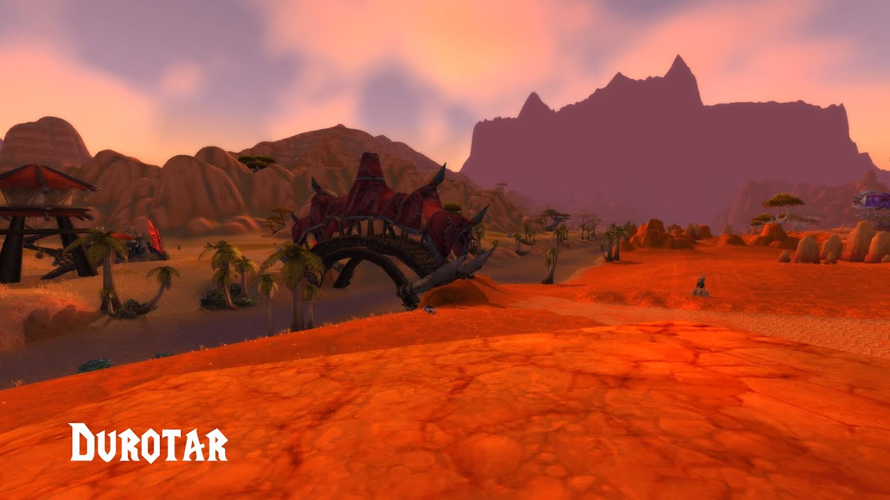 4k Vistas [World of Warcraft - Durotar] Music & Scenery